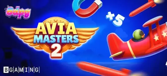 Interface do jogo Aviamasters 2 com elementos visuais de aviação